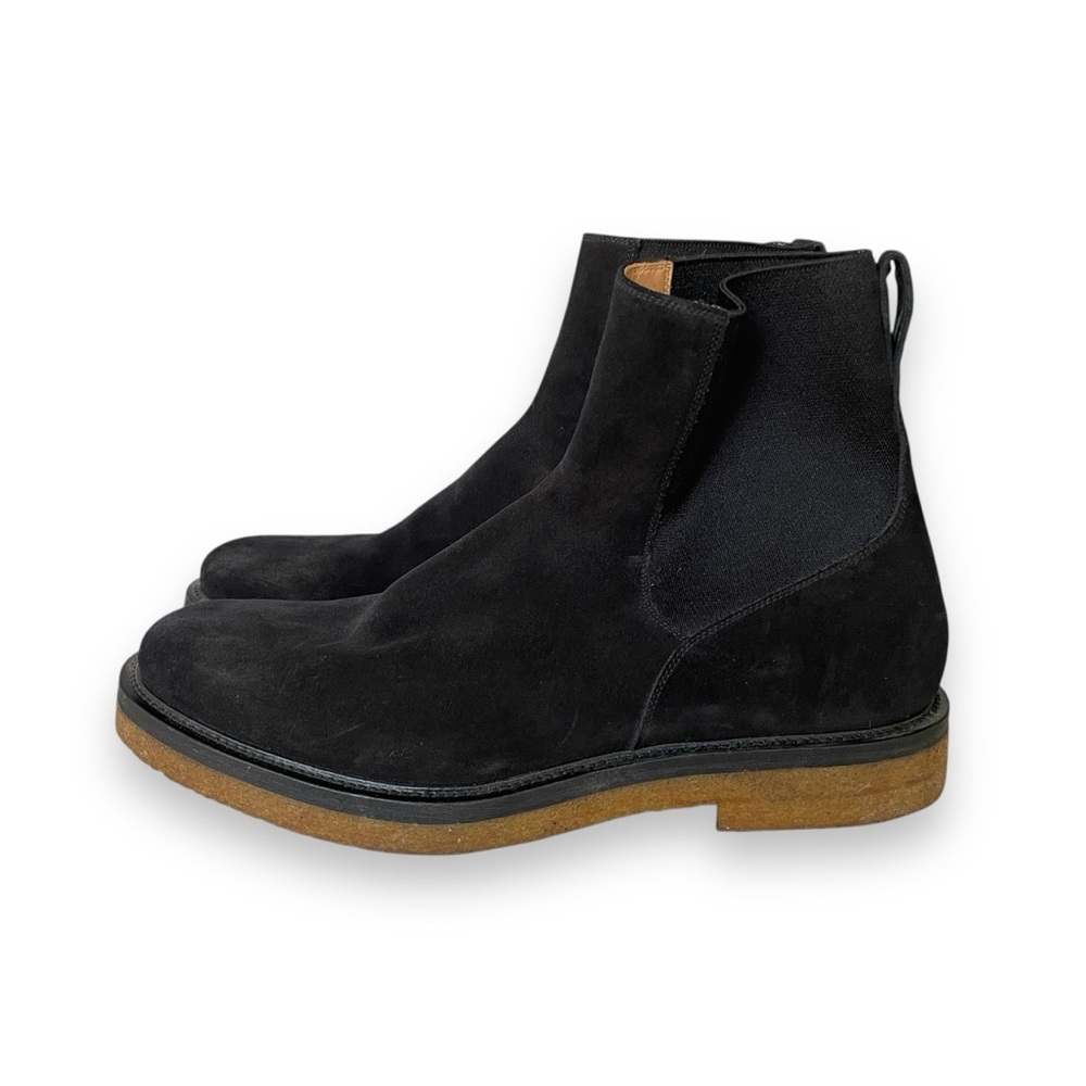 DRIES VAN NOTEN Men's Black Suede Chelsea Boots